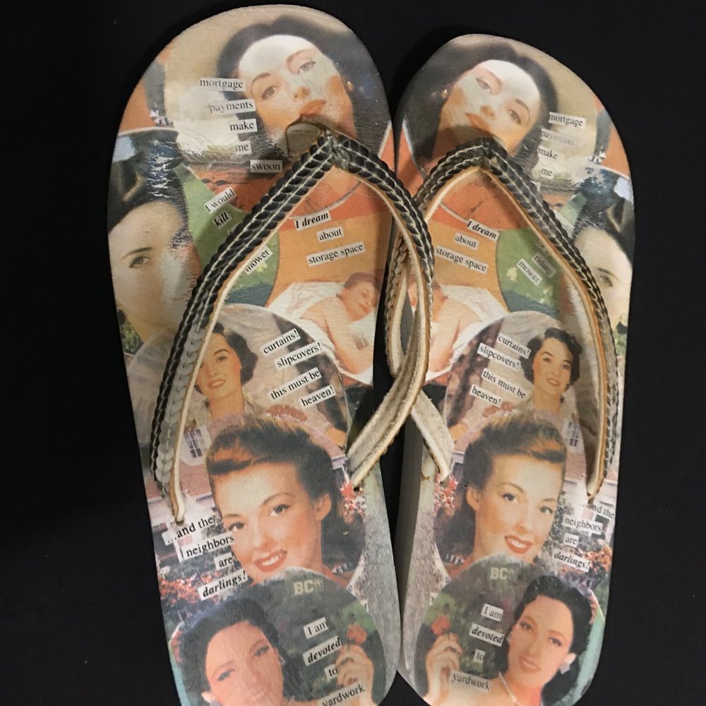 Beach Club Sequin Flipflops